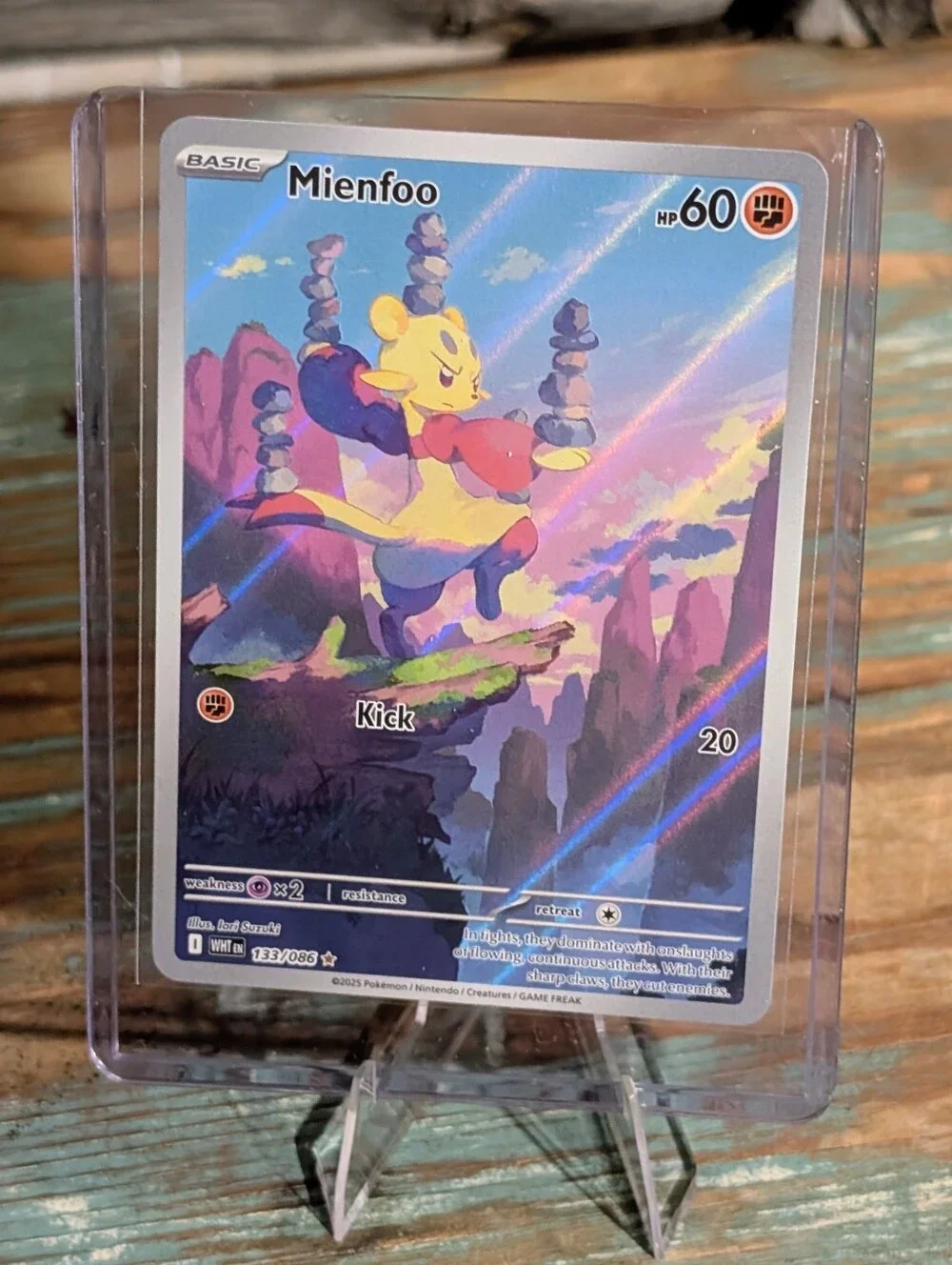 Pokemon whiteflare card